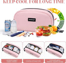 Small Cooler Bag Freezable Lunch Bag for Work School Travel,Leak-proof Small Lunch Bag,Small Insulated Bag For Kids/Adults,Freezer Lunch Bags,Freezable Snack Bag,Mini Lunch Bag 9.8x5.5x4 inches by TinyTreasures Baby Boutique