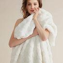 Bedsure GentleSoft King Size Blanket for Bed - Super Soft Cozy Blankets for Women Men Girls, Large Fuzzy Fleece Throw for Bedroom Decor, White,108x90 Inches by CozyNest Decor