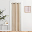 NICETOWN Blackout Farmhouse Curtains - Thermal Insulated Solid Grommet Vertical Drapes Room Darkening Window Treatments for Bedroom (Biscotti Beige, Set of 2, 37 by 84 Inch) by TinyTreasures Baby Boutique
