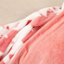 RYNGHIPY Cow Print Throw Blanket: Soft Animal Cow Bed Throws Cute Farm Flannel Fleece Throw Blankets Thick Warm Plush Blankets for Sofa Couch Cow Decor Throws (Pink, 63''x79'') by CozyNest Decor