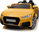 Electric Car for Kids, Licensed Audi 6V Kids Ride on Car Toy for Toddlers with Remote - Yellow by TinyTreasures Baby Boutique