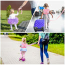 Toddlers Leash + Anti Lost Wrist Link Child Kids Safety Harness Kids Walking Wristband Assistant Strap Belt for Girl Pink Christmas Gift (PINK2) by TinyTreasures Baby Boutique