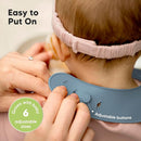 KeaBabies 2-Pack Silicone Baby Bibs for Eating - Sturdy Food-Grade Silicone Bibs for Babies Girl, Boy, Large Food Catcher, Clean & Put On Easily, Waterproof Toddler Feeding Essentials (Ocean) by TinyTreasures Baby Boutique