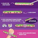 Skillmatics Craft Activity - Snap Bandz, Unicorns & Princesses, DIY Art & Craft Activity, Mess-Free, Creative Kit, 8 Bands (8.6"), Gifts for Girls & Boys Ages 4, 5, 6, 7, 8, 9, 10 by TinyTreasures Baby Boutique