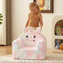 ALIMORDEN Animal Series Kid's Chair, Ultra-Soft Comfy Foam Filled Toddler Sofa Chair, Cute Animal-Shaped Design Toddler Couch, Lightweight Birthday for Baby Boys & Girls (Unicorn) by CozyNest Decor