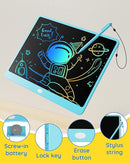 TEKFUN LCD Writing Tablet Doodle Board, 16 Inch Colorful Drawing Tablet Writing Pad, Toddler Toys for 3 4 5 6 7 8 9 Year Old Girls Boys Teen Adults, Birthday Gifts for Kids (Blue) by TinyTreasures Baby Boutique
