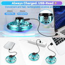 Hand Operated Mini Drone for Kids - LED UFO Flying Orb Ball, Rechargeable Mini Fidget Spinner Toy for Indoor Outdoor,Christmas Birthday Party Gifts for Girls Boys (Green) by TinyTreasures Baby Boutique