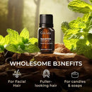 Gya Labs Spearmint Essential Oil for Diffuser & Skin - 0.34 Fl Oz - 100% Pure Natural Spearmint Oil for Facial, Hair, Massage, Aromatherapy & Candle Making Scent by CozyNest Decor