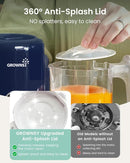 GROWNSY Baby Food Maker with Steam Basket, One Step Baby Food Processor Steamer Puree Blender Grinder Mills Machine, Auto Cooking Grinding and Sterili-zing for Healthy Homemade Baby Food, Dark Blue by TinyTreasures Baby Boutique