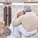 Sympathy Wind Chimes, Personalized Wind Chime for Loss of Loved Ones, Memorial Gifts Wind Chimes, Metal Sympathy Bereavement Condolences Gifts for Funeral (36inch) by CozyNest Decor