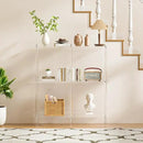 Acrylic Console Table, 29.53" Modern Entryway Table with Storage Shelves, 3 Tier Layer Storage for Foyer, Living Room, Clear. by CozyNest Decor