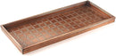 Good Directions Large Boot Tray, Circles Multi-Purpose All Weather Decorative Boot Tray, Shoes, Plants, Garage, Patio Door, Pet Bowls, 34 inch Entry Indoor Shoe Tray, Copper Finish by CozyNest Decor