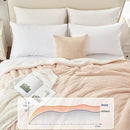 Sealy Electric Blanket Twin Size 62"*84",Super Cozy Flannel to Sherpa Reversible Heated Twin Blanket with 10 Heating Levels & 1-12 Hours Auto Off Overheating Protection Machine Washable, Beige by CozyNest Decor