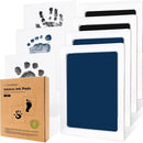 4-Pack Inkless Baby Hand and Footprint Kit - Mess Free Ink Pad for Newborn Keepsake, Dog Nose & Paw Print Kit, Clean Touch Ink Pad for Baby Hand & Footprints, Ideal New Mom Gifts (Jet/Navy, Large) by TinyTreasures Baby Boutique