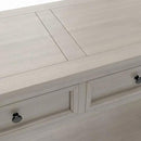 Solid Wood Console Table,Long Sofa Table Entryway Table with 4 Drawers and Bottom Shelf for Hallway Living Room Couch Table,Fully Assembled (63" Gray Wash) by CozyNest Decor