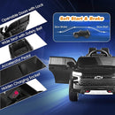 Costzon Ride on Car, 12V Licensed Chevrolet Tahoe Battery Powered Electric Vehicle w/ 2.4G Remote Control, High/Low Speed, Music, Lights, MP3/USB/FM, Spring Suspension, Electric SUV for Kids (Black) by TinyTreasures Baby Boutique