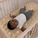 The Peanutshell 4-Pack Organic Fitted Crib Sheet Set - Soft & Breathable Baby Girl or Boy Crib Sheets, 100% Jersey Cotton Nursery Decor, Fit for Standard Mattress Cover- Caramel Safari by TinyTreasures Baby Boutique