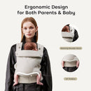 Bc Babycare CocoonGo Baby Carrier – CloudTouch Soft & Ergonomic Baby Carrier for 7–44 lbs | Easy to Wear, Adjustable Fit, Travel-Ready, Machine Washable (Light Beige) by TinyTreasures Baby Boutique