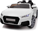 Electric Ride on Car for Kids, Licensed Audi 12V 7Ah Kids Ride-on Toy for Toddlers 3-5 Year Old Girls with Remote - White by TinyTreasures Baby Boutique