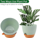 GARDIFE Large Hanging Planter, 12 inch Hanging planters for Indoor. Outdoor Plants, Self Watering Plant Pot, Plant Hanger, Green by GreenHaven Gardens