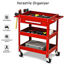 Rolling Tool Cart Mechanic Cabinet Storage ToolBox Organizer with Drawer by LJGDeals
