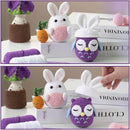 yhwsymgmho Crochet Kit for Beginners:2pcs Animals Crochet Starter Kits with Step-by-Step Video Tutorials,Easy Knitting Set for Adults Kids,DIY Crocheting Doll Gift(Bunny and owl) by TinyTreasures Baby Boutique