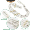 ZMTECH 2 Pack 10 Inch Hanging Planters with Macrame Plant Hanger for Indoor and Outdoor Plants, Self Watering, Drainage Hole, Visible Level Tray, Gray by CozyNest Decor