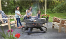 Castlecreek 47" Fire Pit BBQ Grill Outdoor Wood Burning Steel Log Firepit for Camping, Grilling, Smores, Yard, Cooking Outside, Barbecue, Bonfire Wilderness by GreenHaven Gardens