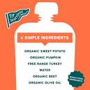 Serenity Kids 6+ Months Organic Baby Food Pouches - BPA-Free Range Turkey Pouches with Pumpkin Puree, Sweet Potato & Beet - 3.5 Oz, 6 Pack by TinyTreasures Baby Boutique