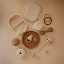 mushie Trainer Sippy Cup | Made in Denmark | Leak Resistant Twist-Off Lid & Handles | Plastic |6 Months + (Ivory) by TinyTreasures Baby Boutique