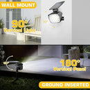 Kaxiida Solar Lights Outdoor Waterproof - 2025 Upgrade 3 Level Ultra Bright Spot Lights Uplights, LED Landscape Spotlight for Tree, Pathway, Wall, Adjustable Solar Panel Auto On/Off by CozyNest Decor