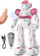 KingsDragon RC Robot Toys for Kids, Gesture & Sensing Remote Control Robot for Age 3 4 5 6 7 8 Year Old Boys Girls Birthday Present (Pink) by TinyTreasures Baby Boutique