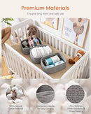 KALLAX Small Woven Basket, 13.5 x 9.5 x 5 Inches, Storage Basket for Organizing, Cute Small Rope Shelf Closet Cube Storage Bins Baskets for Shelves, Dog Toy Gift Baskets Empty, 3 Packs, Mixed Grey by TinyTreasures Baby Boutique