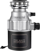 Trifecte Garbage Disposals with Power Cord, Coutinuous Feed Food Waste Disposal with Sound Reduction (EM 200) by CozyNest Decor