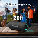 Passau Portable Bluetooth Speakers Loud 40W Peak Stereo Sound, Passive Radiators-Deep Bass, All Day Playtime, Adjustable Strap, BT5.3, IPX5 Wireless Speaker RGB Lights for Indoor Outdoor by TinyTreasures Baby Boutique