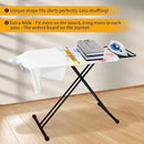 Extra Large Ironing Board with Hang Rail and Iron Rest 63" L x 20" W (Large with Iron Rest (Floral Cover)) by CozyNest Decor