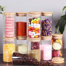12 Pcs Glass Spice Jars - 8.5oz Empty Small Glass Bottles with Bamboo Airtight Lids and Labels - Thicken Seasoning Spice Containers for Kitchen Organization and Storage… by CozyNest Decor