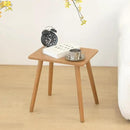 AWASEN Mid Century Modern Side Table, Small End for Living Room Bedroom Office Small Spaces, Modern Side Table Nightstand with Solid Wood, Easy Assembly, (Brown) by CozyNest Decor