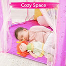 Monobeach Princess Tent Girls Unicorn Large Playhouse Kids Castle Play Tent with Star Lights Gift Toy for Children Indoor and Outdoor Games, 55'' x 53'' (DxH) by TinyTreasures Baby Boutique