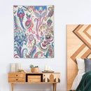 ICMOLYYENLO Boho Green Leaves Tapestry, Mid Century Abstract Tropical Palm Leaves Modern Minimalist Geometric Wall Hanging, Neutral Home Decor Art for Living Room Bedroom Dorm 60x80 Inch by CozyNest Decor