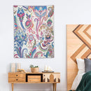 ICMOLYYENLO Boho Green Leaves Tapestry, Mid Century Abstract Tropical Palm Leaves Modern Minimalist Geometric Wall Hanging, Neutral Home Decor Art for Living Room Bedroom Dorm 30x40 Inch by CozyNest Decor