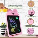 10 Inch LCD Writing Tablet, Erasable Doodle Board Toy, Cute Rabbit Drawing Pad for Kids Ages 2-6 - Educational Christmas Birthday Gift (Rabbit) by TinyTreasures Baby Boutique