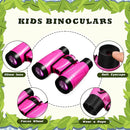 Libima 24 Pcs Binoculars for Kids Educational Compact Kids Binoculars with Neck String Toddler Telescope for Boys Girls Learning Bird Watching Camping Hiking Travel Safaris Birthday Gifts(Pink) by TinyTreasures Baby Boutique