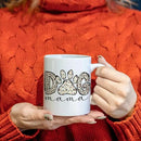 JINYO Dog Mama Mug, Dog Mom Coffee Cup, Dogs Lover Owner Gifts for Women, Pet Lover Gifts Ceramic Coffee Tea Mug 11 oz by CozyNest Decor