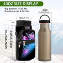 icolor Water Bottle Carrier Bag with Strap 25/32/40 oz Crossbody Bottle Holder with Phone Pocket Sling Sleeve Insulated Neoprene Water Bottle Pouch for Walking Travelling by TinyTreasures Baby Boutique