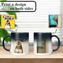 Personalized Coffee Mug, Custom Drawing Portrait Gift, Funny Customized Coffee Gift for Men & Women, Custom Mugs with Pictures, Black - Color Changing 11oz Father's Day Mug by TinyTreasures Baby Boutique