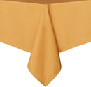 sancua Rectangle Tablecloth - 70 x 90 Inch - Stain and Wrinkle Resistant Washable Polyester Table Cloth, Decorative Fabric Table Cover for Dining Tables, Buffet Parties and Camping, Gold by CozyNest Decor