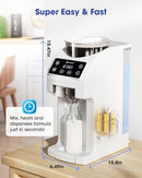 Instant Formula Maker, Fast and Customizable Formula Dispenser Machine with Accurate Temperature Control for Baby, Automatic Powder Blending for All Brands of Bottles and Formula, White by TinyTreasures Baby Boutique