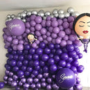 130pcs Purple Balloons Different Sizes 18" 12" 10" 5" Party Latex Balloons for Birthday Baby Shower Halloween Wedding Valentine's Day Party Bachelorette Decorations by CozyNest Decor