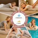 Inflatable Pregnancy Belly Mattress, Float with Abdominal Hole Full Body Inflatable Bed for Pregnant Women, The Best Pregnancy Pillow for Sleeping Prone - Relieves Back Hip Pain by TinyTreasures Baby Boutique